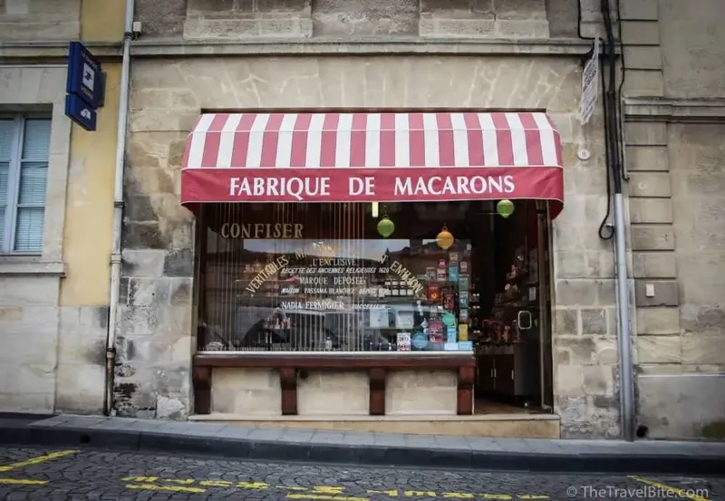 The macaron shop in Saint-Émilion